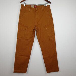 Levi's Cargo Pants Men's Size 33x32 Brown XX Cargo Taper Stretch